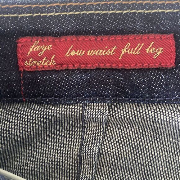 Citizens of Humanity size 27 low rise flare stretch full leg denim jeans - Picture 3 of 11